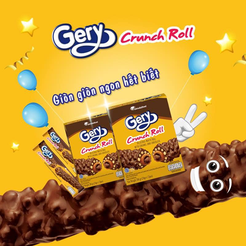 Bánh cuộn Socola Gery hộp 276g Mã 101126862