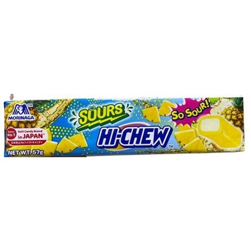 Kẹo mềm Morinaga Hichew Sours hương dứa thanh 57g Mã 101112511