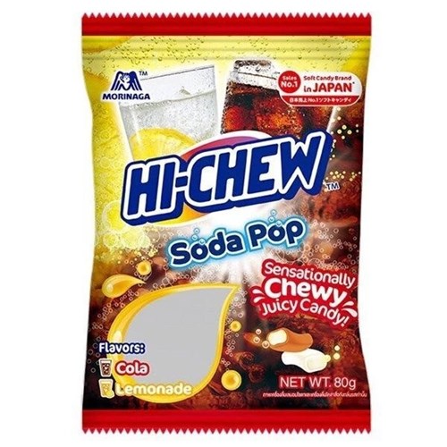 Kẹo mềm Morinaga Hichew soda pop túi 80g Mã 101112513