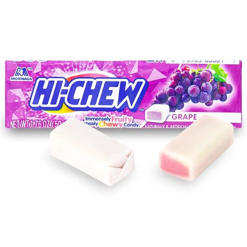 Kẹo mềm Morinaga Hichew hương nho thanh 57g Mã 101112512