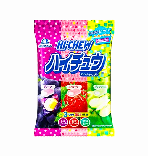 Kẹo mềm Morinaga Hichew trái cây tự nhiên túi 90g Mã 101112515