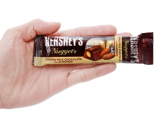  Socola sữa hạnh nhân Hershey's Nuggets gói 28g Mã 100790858