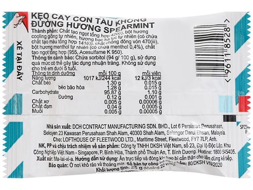 Kẹo cay con tàu không đường Fisherman's Friend hương Spearmint gói 25g Mã 100964877