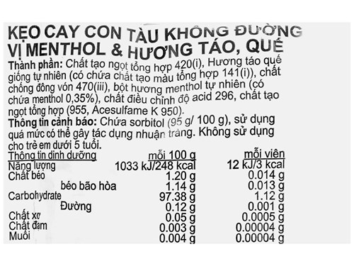 Kẹo cay con tàu không đường Fisherman's Friend hương táo quế gói 25g Mã 101035331