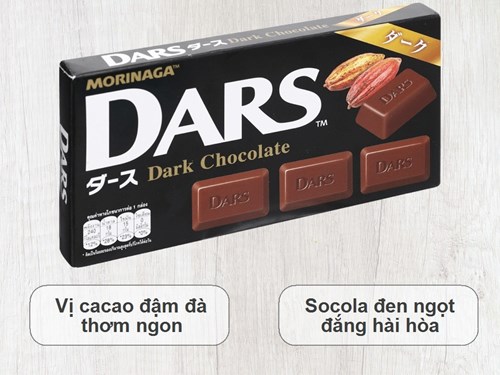 Socola đen Morinaga Dars thanh 45g Mã 101050082