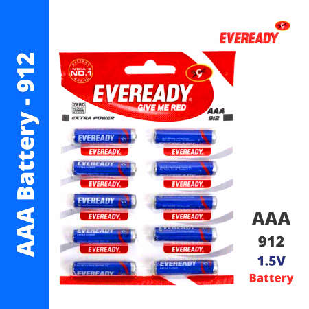 Pin Eveready General Purpose 912 SW4 AAA Mã 101238974