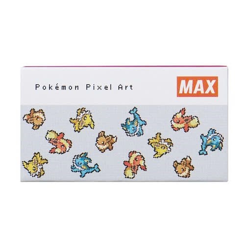 Dập ghim trợ lực MAX số 10 Sakuri Pokemon kèm 01 hộp đựng đinh ghim số 10 No.10-1M - Mã HD92816 Trắng