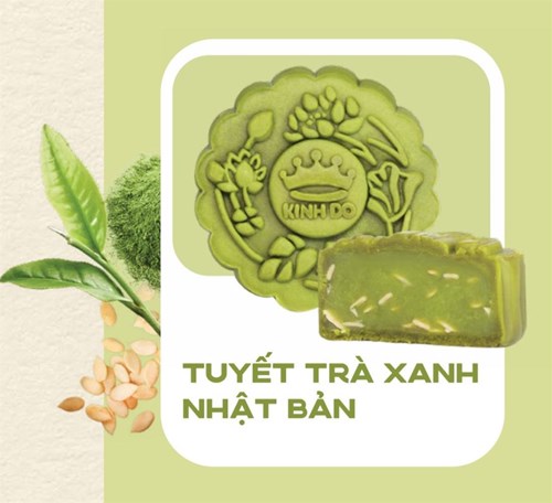 Bánh trung thu Kinh Đô Tuyết trà xanh Nhật Bản 150g