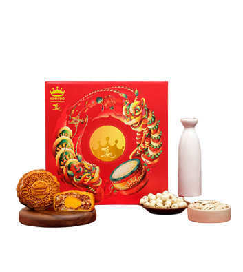 Hộp Đựng 4 Bánh Trung Thu Kinh Đô Truyền Thống Loại Nhỏ