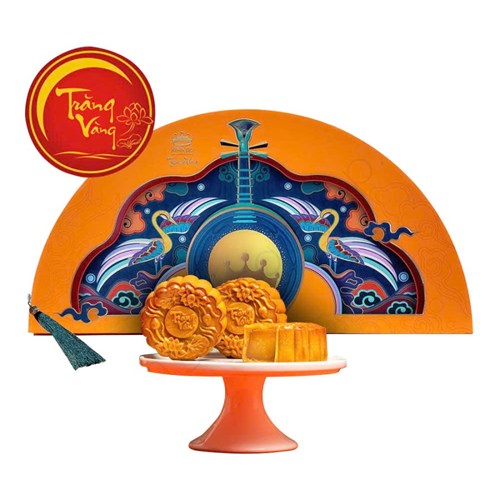 Bánh Trung Thu Kinh Đô Trăng Vàng Nguyệt Ánh Tường Vinh - Hộp 5 Bánh x 80g