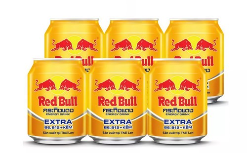 Thùng 24 lon nước tăng lực Redbull Zic Thái Lan 250ml