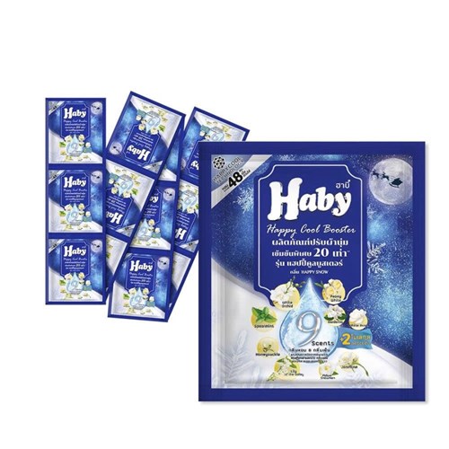 Nước xả vải Haby Softener gói 22ml Xanh
