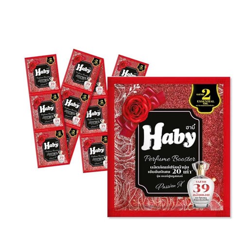 Nước xả vải Haby Softener gói 22ml Đỏ
