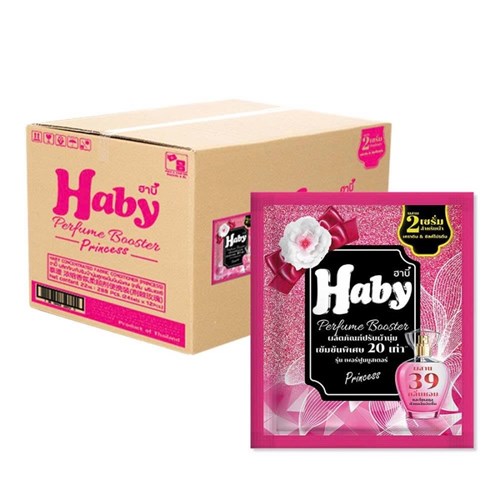 Nước xả vải Haby Softener gói 22ml Hồng