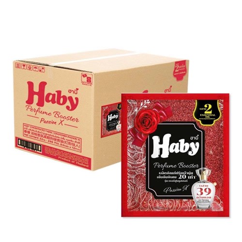 Nước xả vải Haby Softener gói 22ml Đỏ