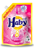 Nước giặt Haby Liquid Detergent túi 1.4KG Hồng