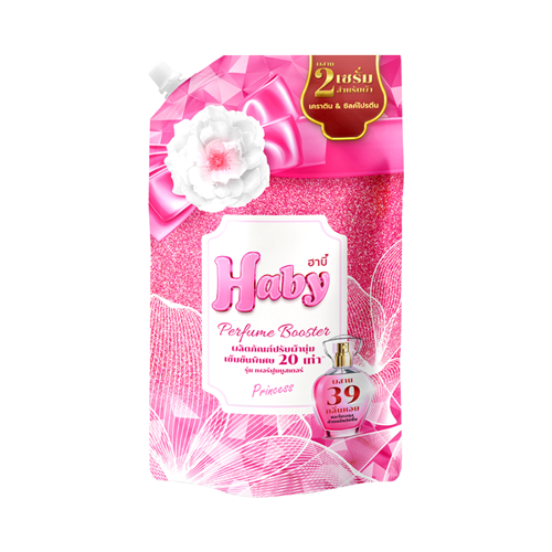 Nước xả vải Haby Softener túi 540ml Hồng
