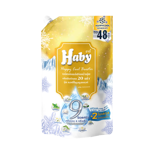 Nước xả vải Haby Softener túi 540ml Vàng