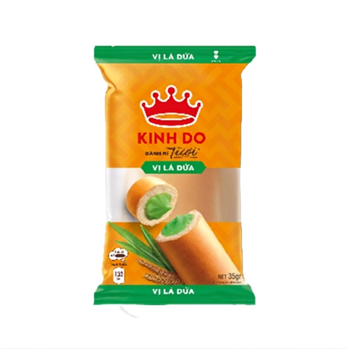 Bánh mì tươi Kinh Đô nhân lá dứa 35gr/ chiếc