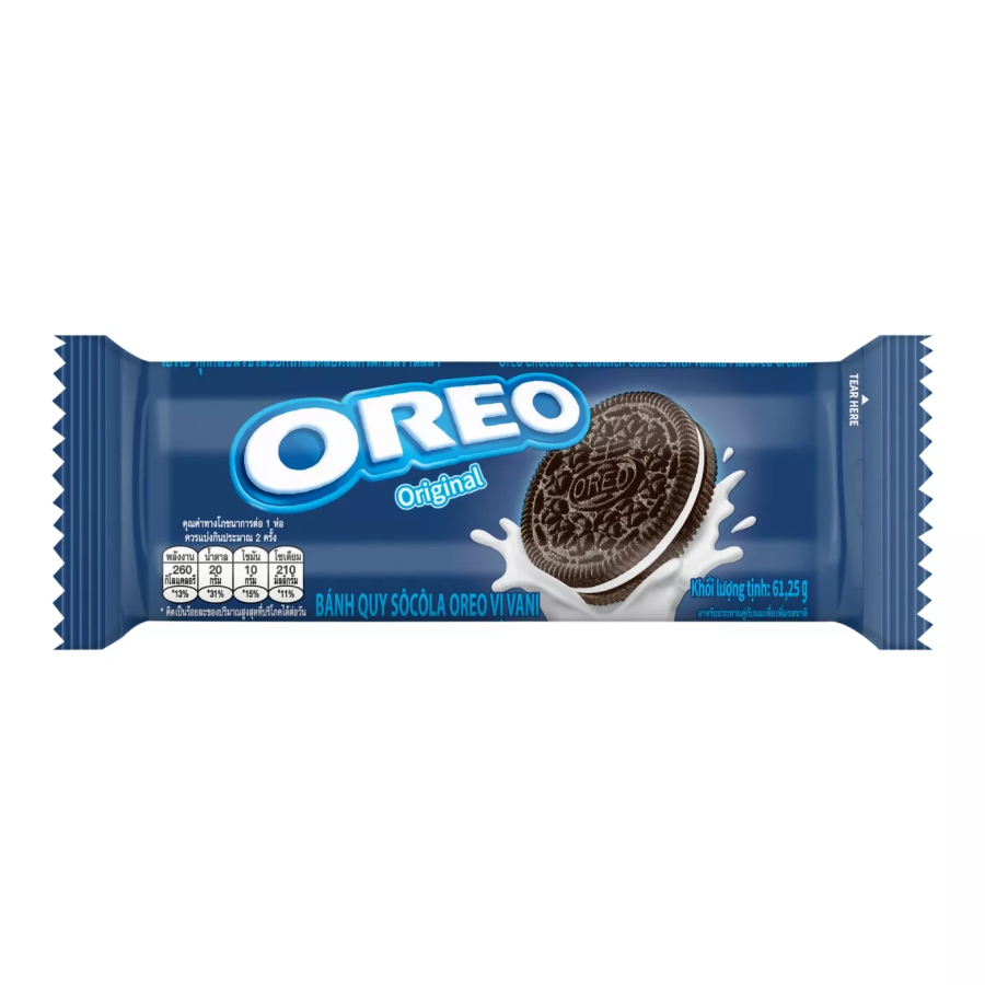 Bánh quy Oreo nhân Vanilla 61.25g