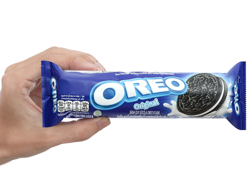 Bánh quy socola Oreo nhân kem vani 105g/ gói