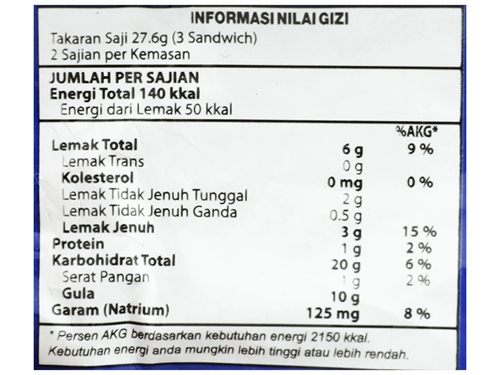 Bánh quy Oreo nhân Socola 61.25g