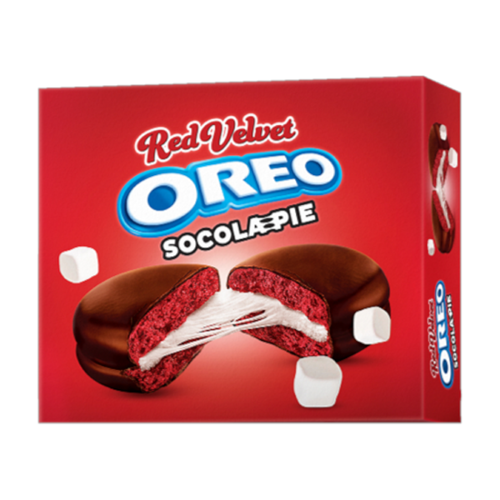 Bánh Socola Pie Oreo phiên bản Red Velvet 336g