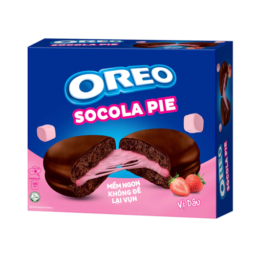 Bánh Oreo Pie Socola Dâu 336g/ hộp