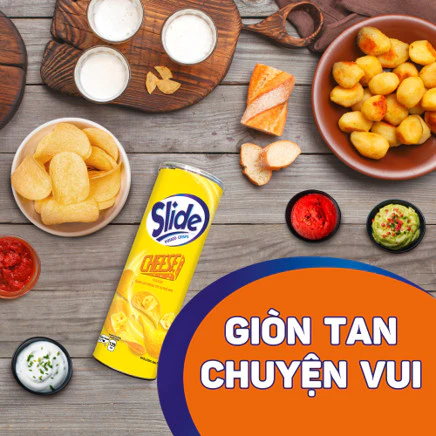 Khoai tây lát Slide Potato Cheese 90g