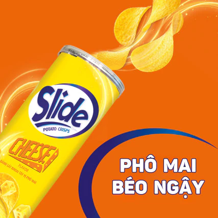 Khoai tây lát Slide Potato Cheese 90g