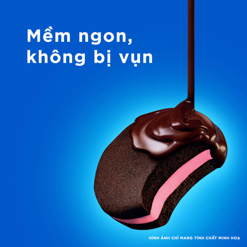 Bánh Oreo Pie Dâu 168g