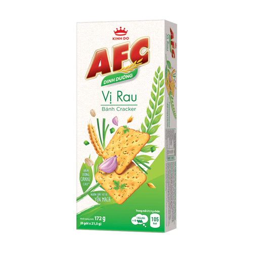 Bánh Quy Dinh Dưỡng AFC Vị Rau 172g