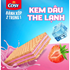Bánh Xốp Cosy 2 Trong 1 Vị Sinh Tố Dâu The Lạnh 99.8g