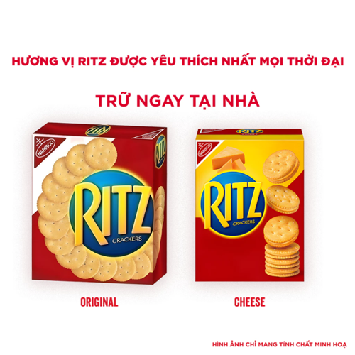 Hộp Bánh Quy Ritz Kẹp Kem Phô Mai 106g