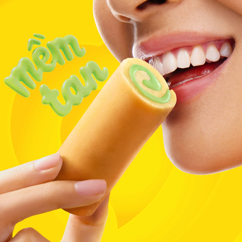 Bánh bông lan cuộn kem Solite vị Lá Dứa 324g/ hộp