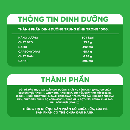 Hộp Bánh Quy Dinh Dưỡng AFC Vị Tảo Biển 172g