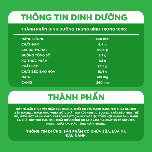 Bánh Quy Dinh Dưỡng AFC Vị Rau 172g