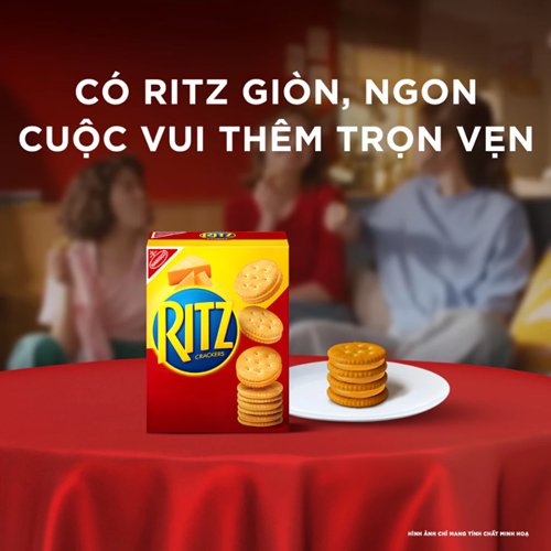 Hộp Bánh Quy Ritz Kẹp Kem Phô Mai 106g