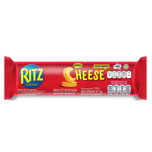 Bánh Quy Ritz Kẹp Kem Phô Mai 118g