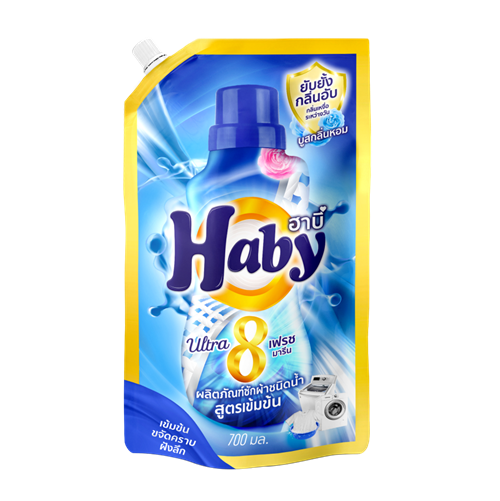 Nước giặt Haby hương biển xanh Fresh Marine 700ml túi xanh dương
