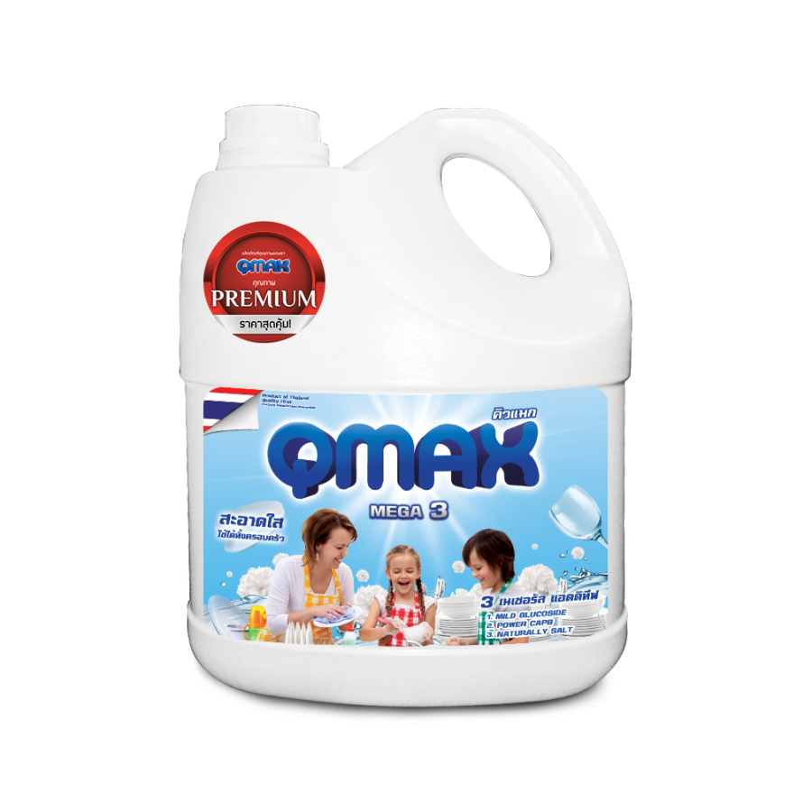 Nước rửa chén QMAX hương chanh 3.6kg