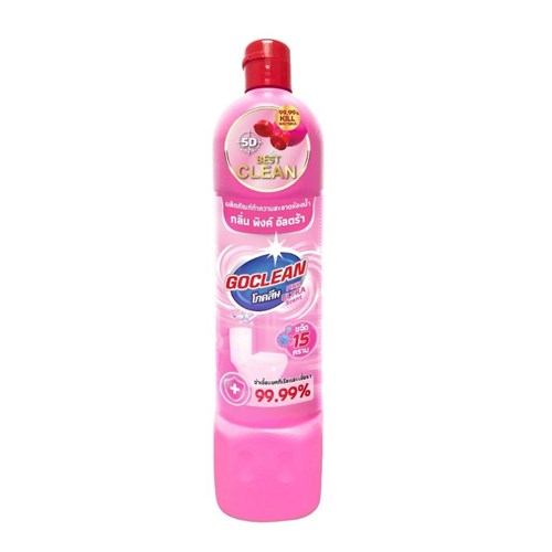 Nước tẩy toilet GoClean Power Plus (Pink Bleach) 900ml 