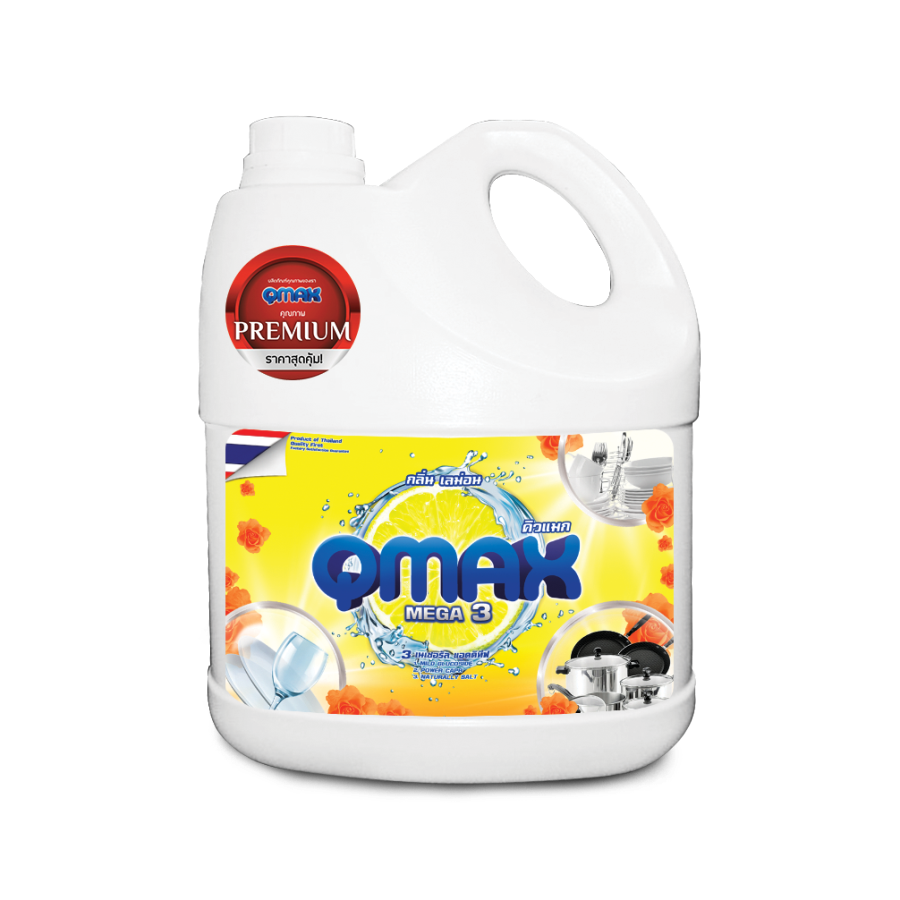 Nước rửa chén QMAX hương cam chanh 3.6kg