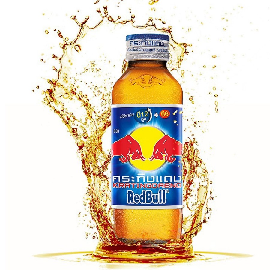 Thùng 50 chai nước tăng lực Redbull Thái Lan đậm đặc chai thủy tinh 150ml