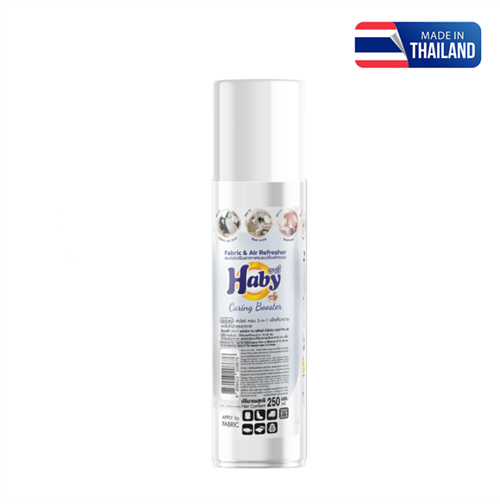  Xịt thơm vải & khử mùi Haby Caring Booster hương Gentle Care 250ml