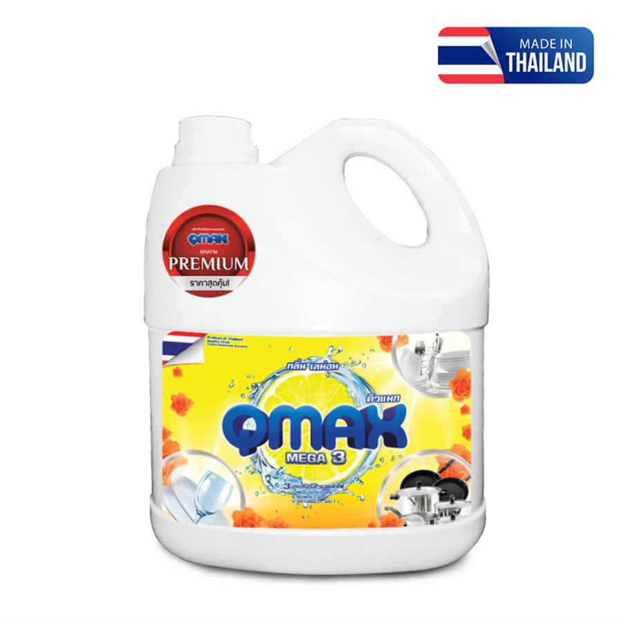 Nước rửa chén QMAX hương cam chanh 3.6kg