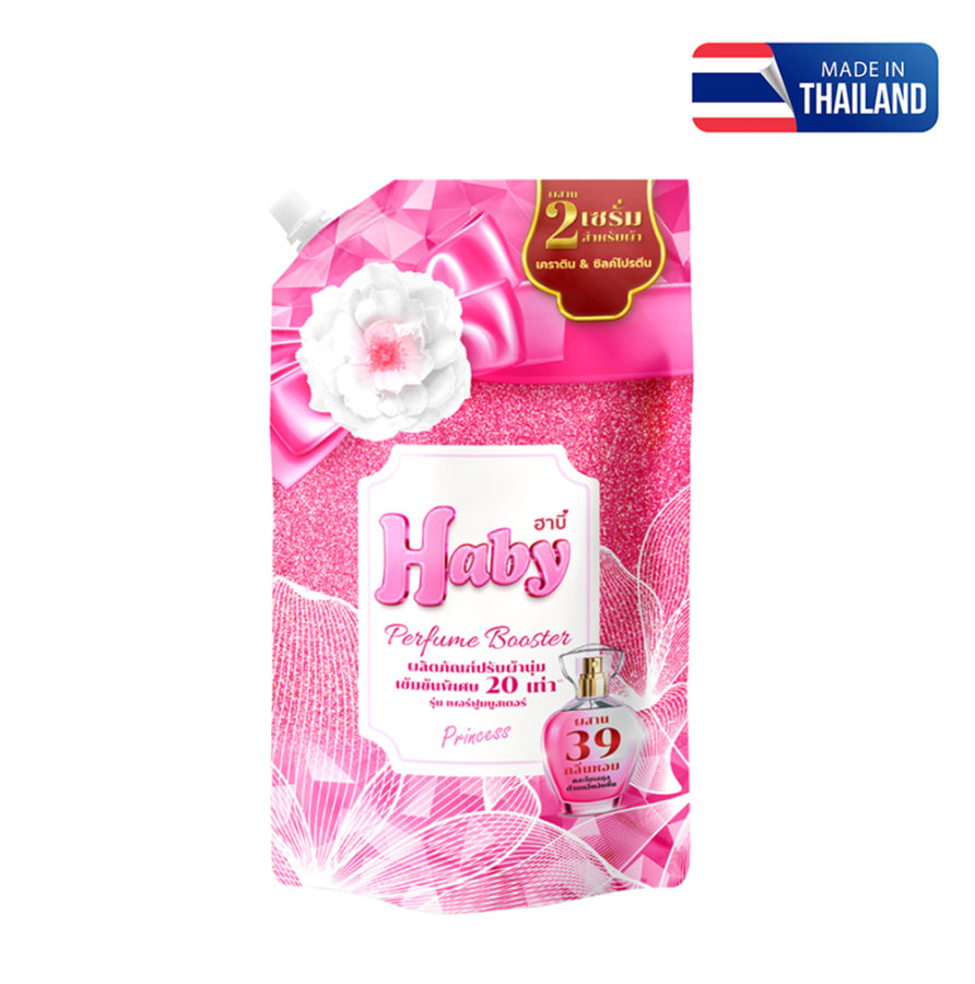 Nước xả vải Haby Softener túi 540ml Hồng