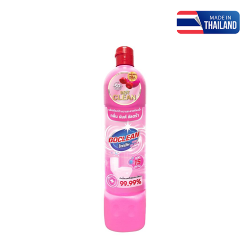 Nước tẩy toilet GoClean Power Plus (Pink Bleach) 900ml 