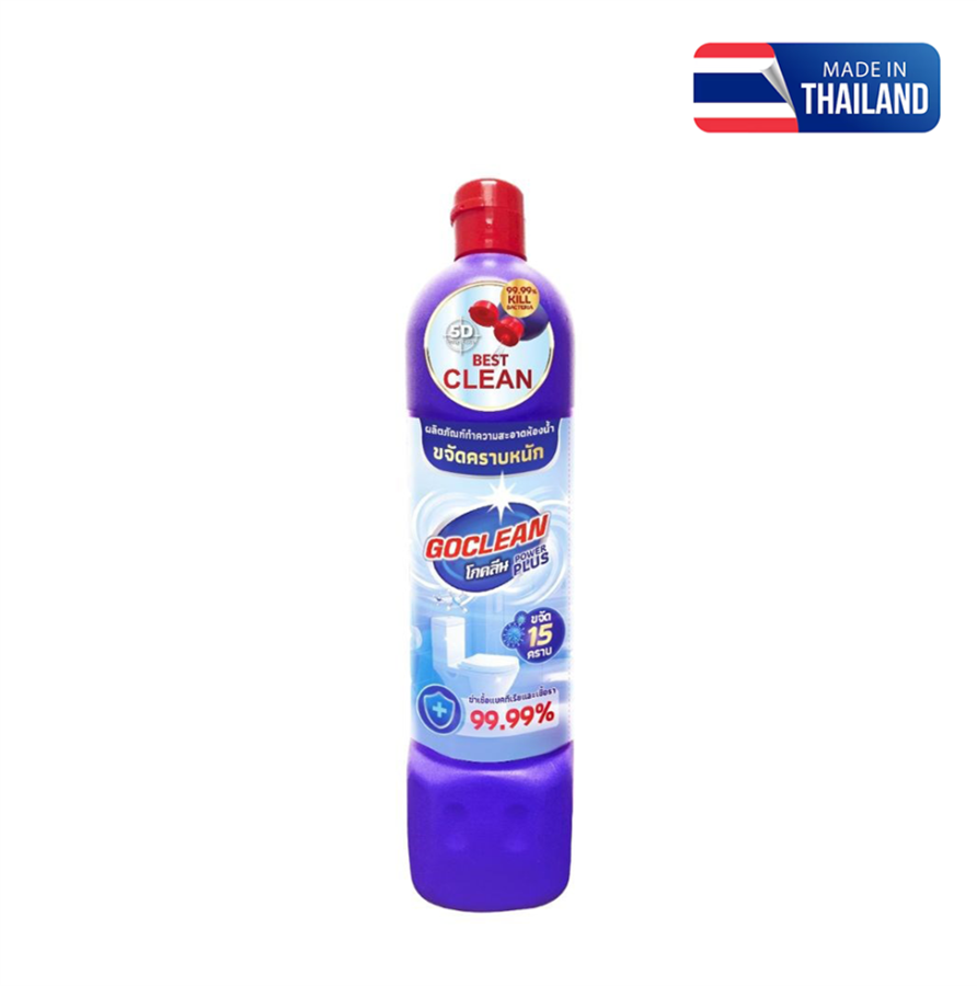 Nước tẩy toilet GoClean Power Plus (Blue Bleach) 900ml 