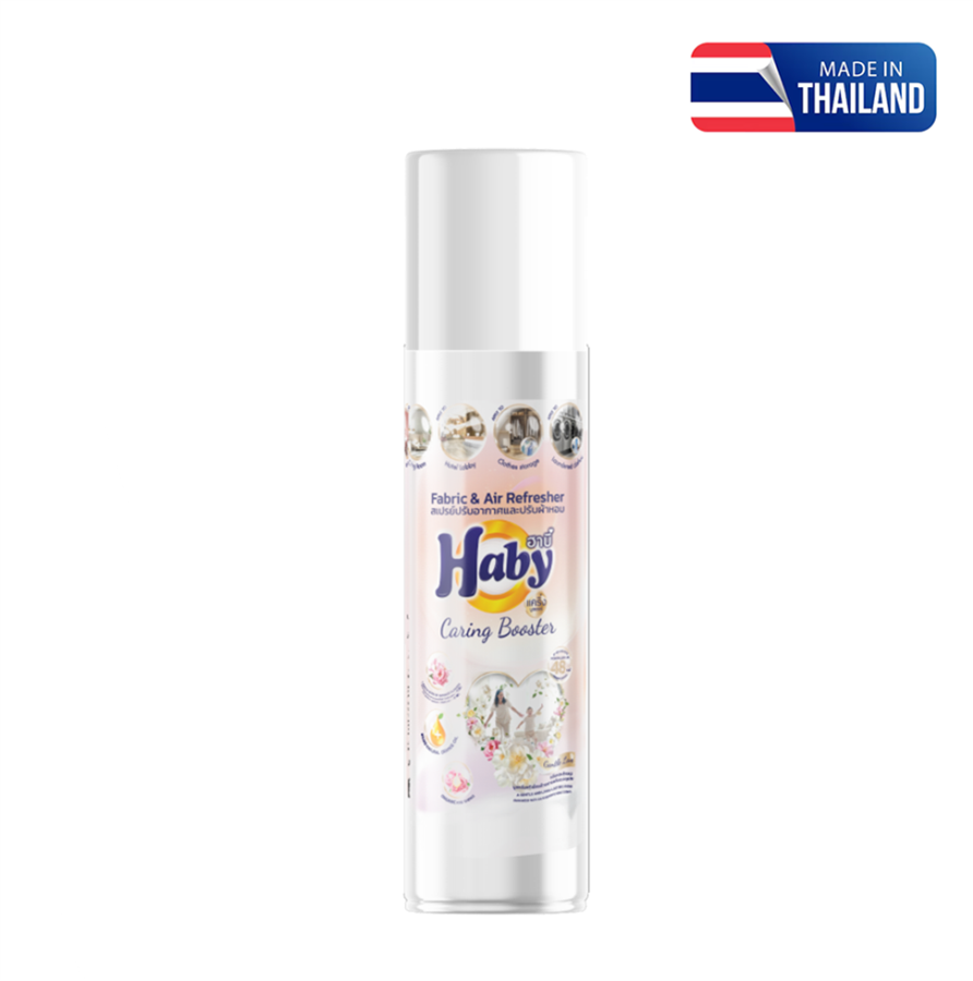 Xịt thơm vải & khử mùi Haby Caring Booster hương Gentle Love 250ml